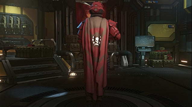 UF-50 Bloodhound armor set with Pride of the Whistleblower cape and AR-23P Liberator Penetrator Helldivers 2 (pre-order)