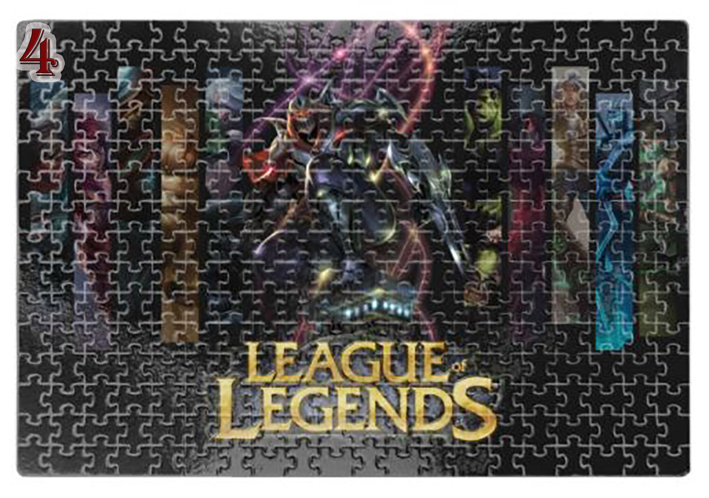 Cardboard puzzles League of Legends Puzzlest/ League game/ Arcade Ahri
