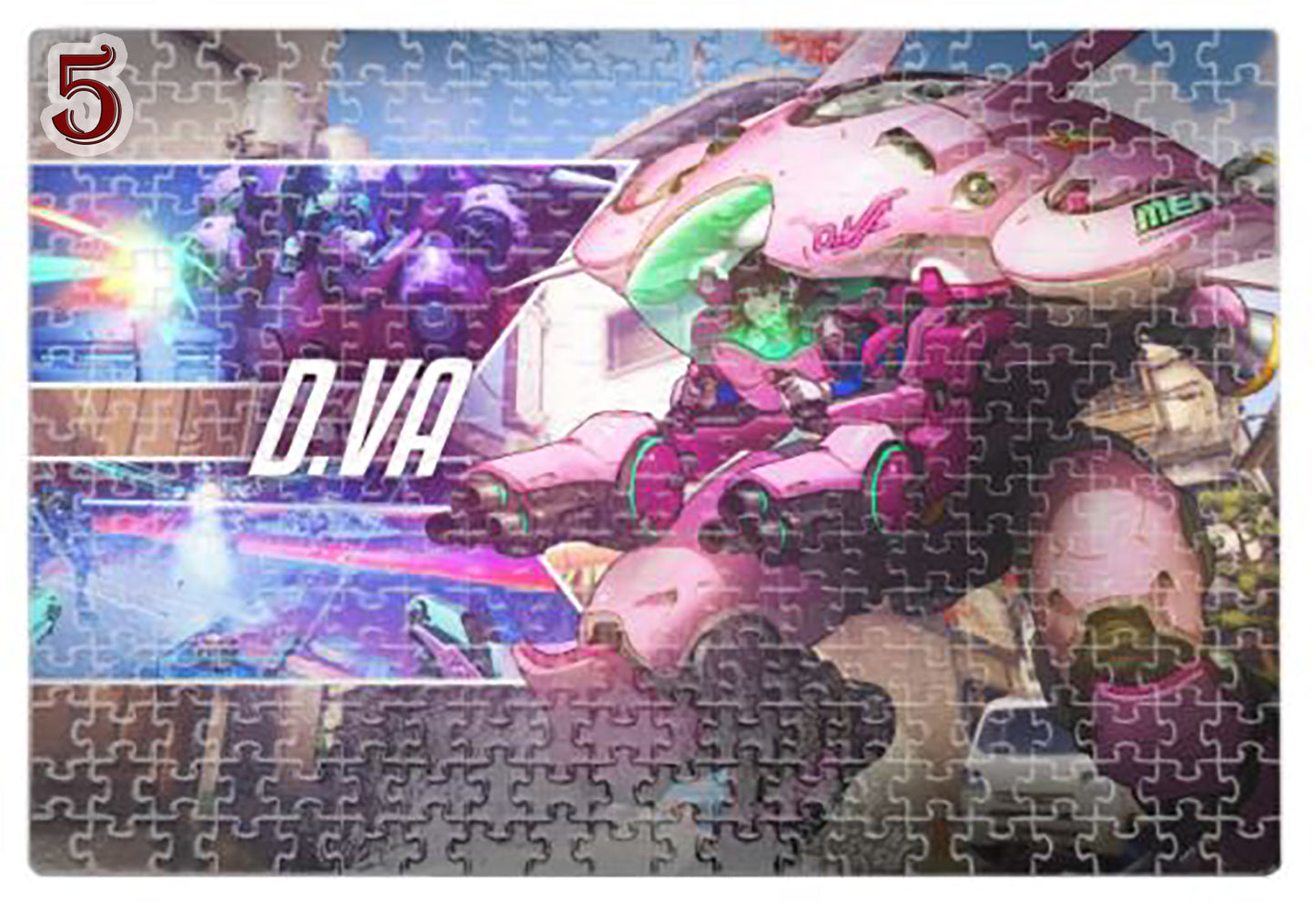 Cardboard puzzles Overwatch Puzzles, Adult Puzzle,/ DVA/ tracer