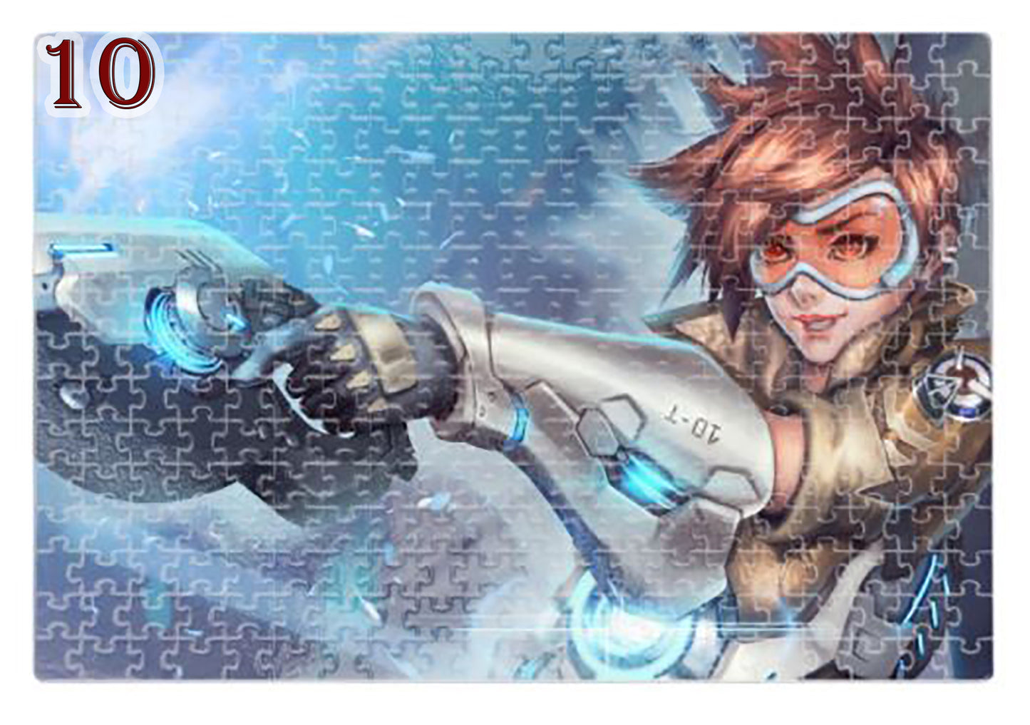 Cardboard puzzles Overwatch Puzzles, / Tracer