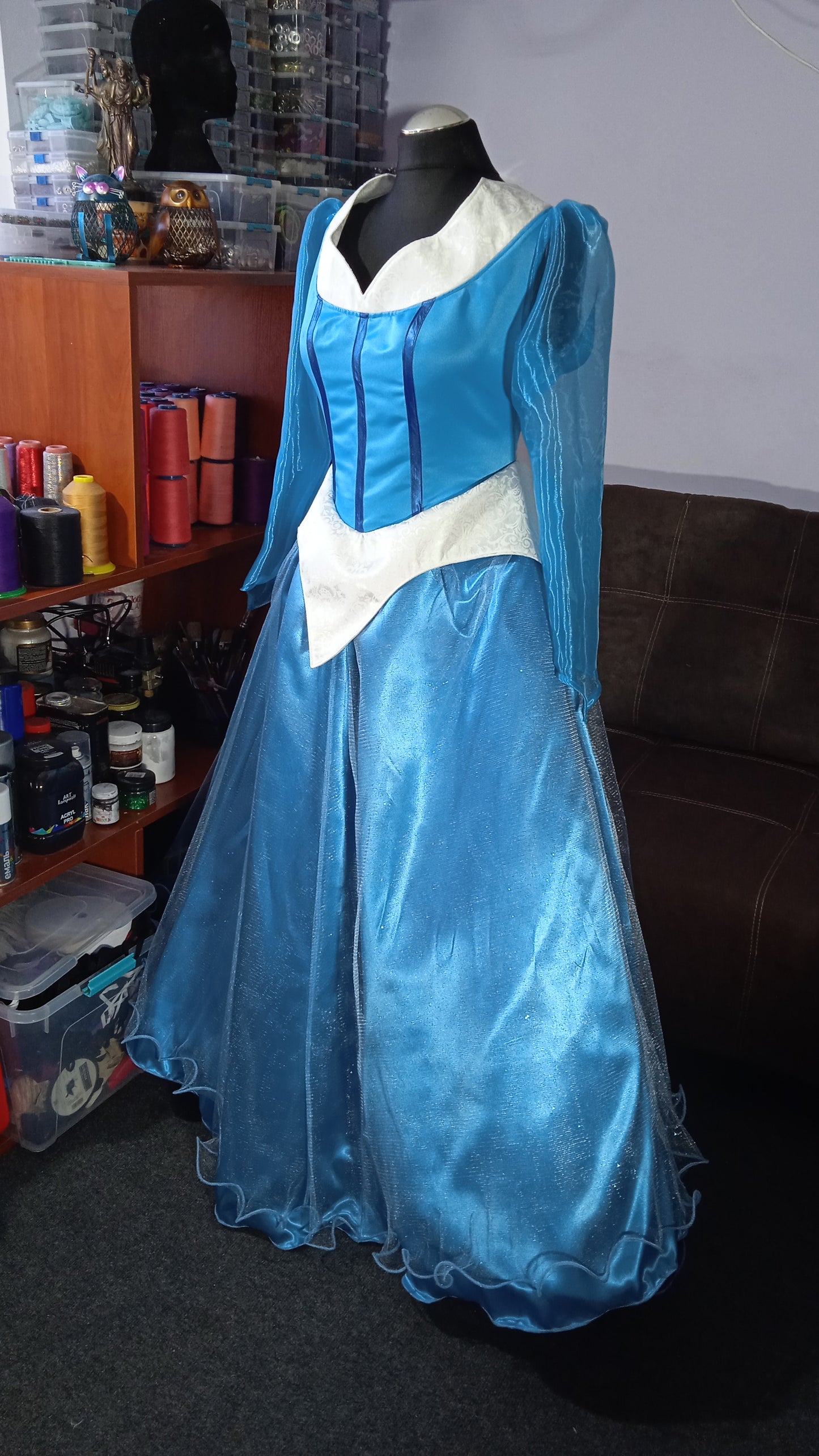 Aurora from Sleeping Beauty blue dress Hand made