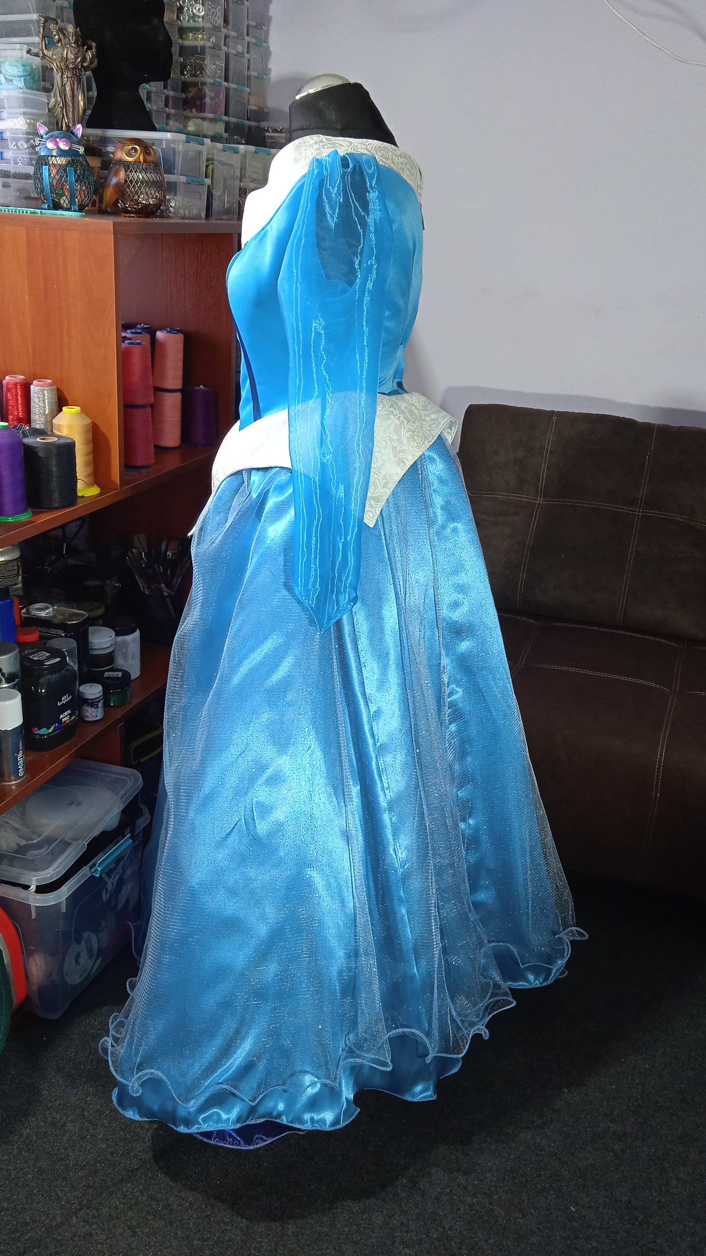 Aurora from Sleeping Beauty blue dress Hand made