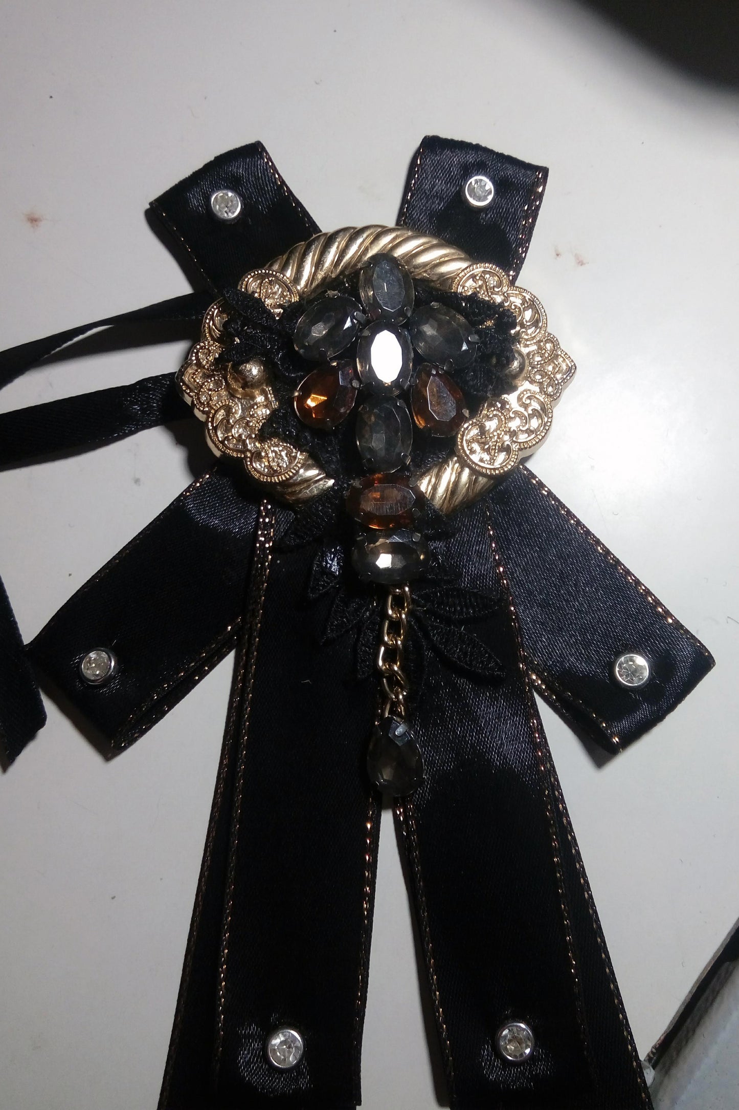 Gothick neck tie custom made