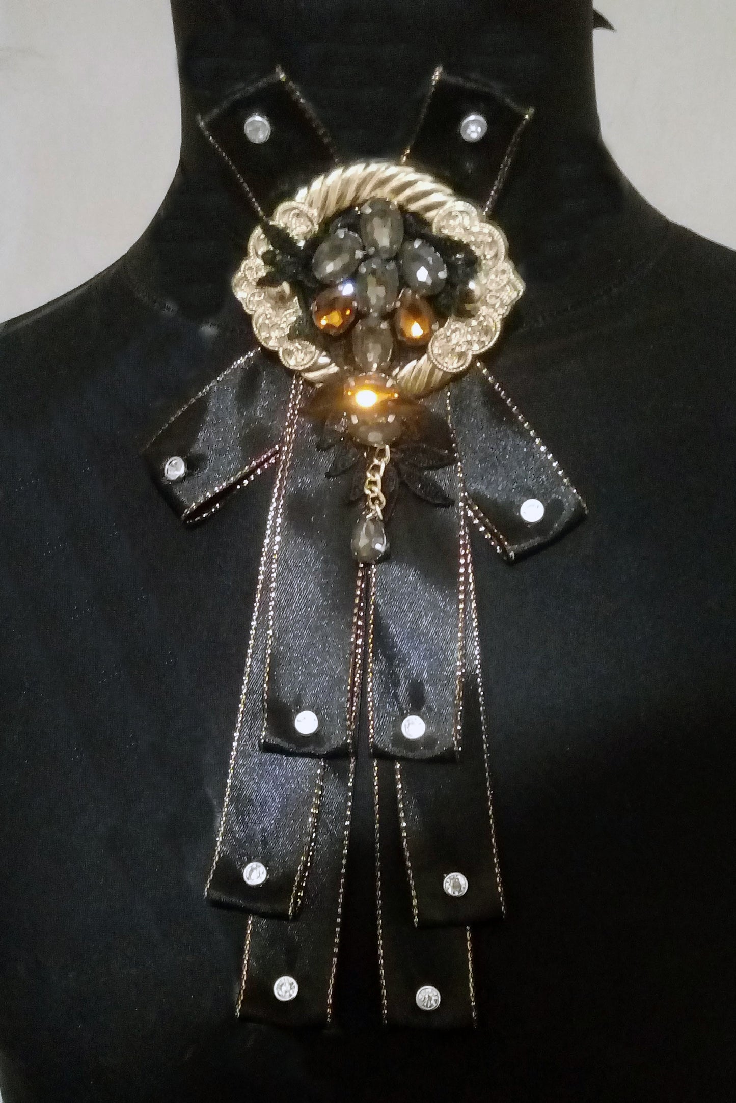 Gothick neck tie custom made