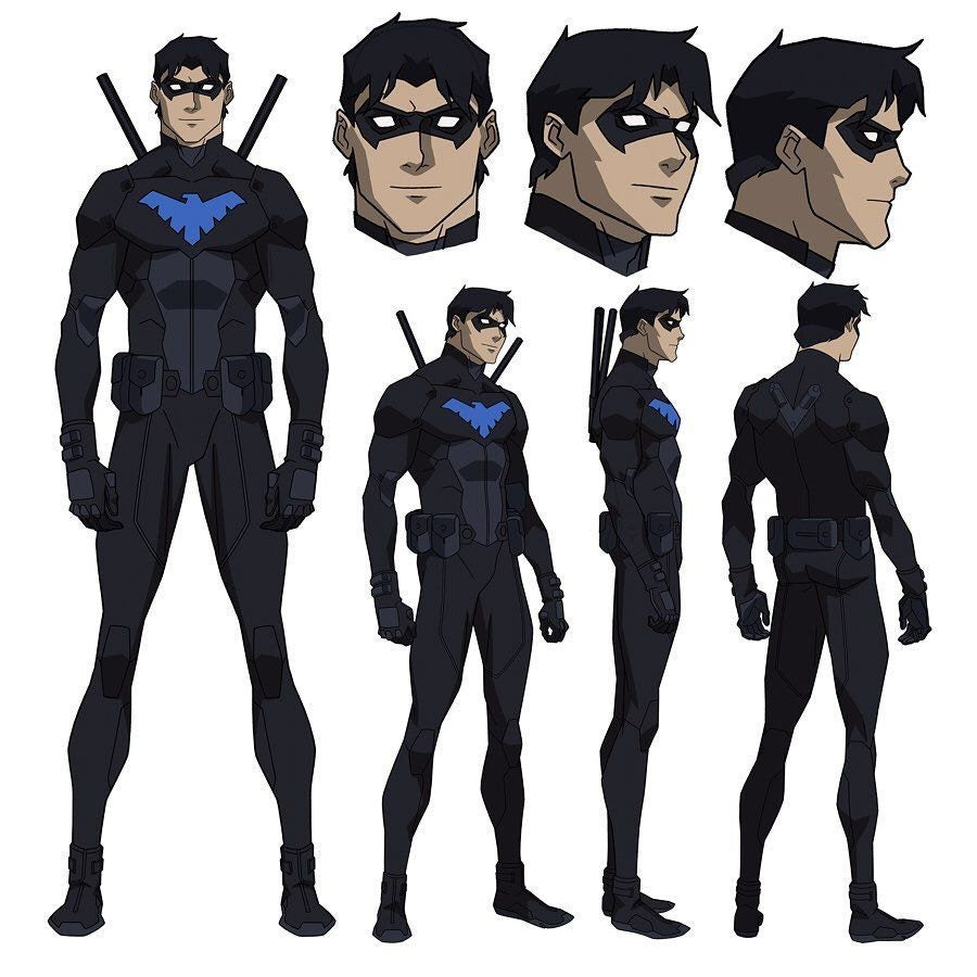 Nightwing Cosplay Costume Nightwing Cosplay Costume From Young Justice